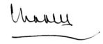 Signature of King Charles III