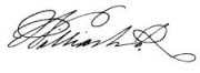 Signature of King William IV